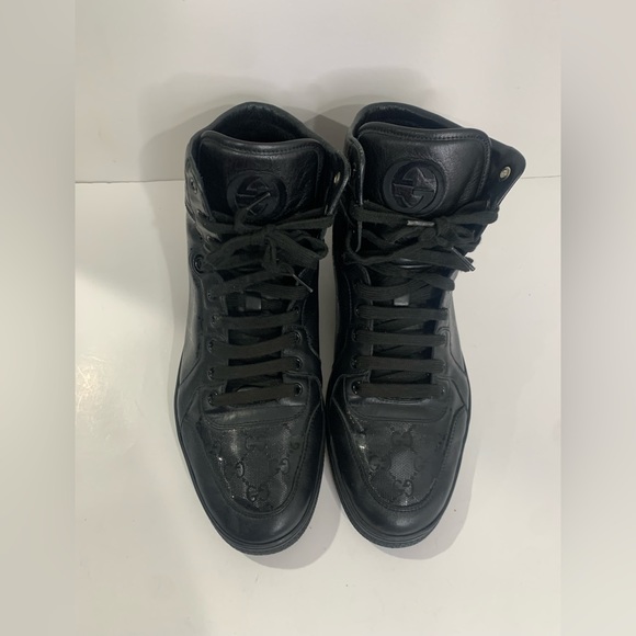 Black Gucci Hightop sneakers - Picture 2 of 15